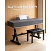 88 Keys Digital Piano Keyboard Cover, Waterproof Dustproof Oxford Fabric,