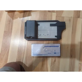 Addressograph Manual Credit Card Imprinter Slider and 100 Long Slips Bartizan