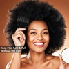 2 Pcs Afro Comb for Curly Hair, Plastic Wide Teeth