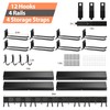 Waturis Garage Organizer - 64 Inch Wall Mount Tool Storage,
