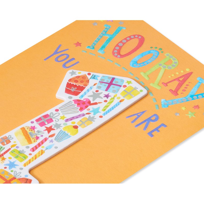 Papyrus Papyrus 1st Birthday Card (Something To Celebrate)