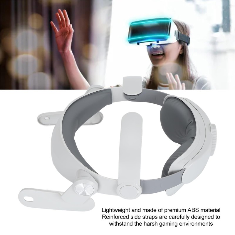 VR Head Strap, Adjustable Balance Weight, Professional Design, with Padded
