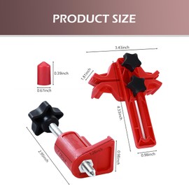 Zeathery 9 PCS Engine Twin Camshaft Timing Tool Kit, Compact Construction, Bumped Non-slip Timing Locking Camshaft Sprocket Clips, Portable Repair Kit, Universal Fit for Most Cars (Red)