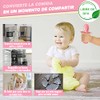 Platos para Bebe Silicon, 10 Pzas Set Alimentacion Complementaria Bebe,