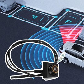 Back up Camera, Backup Camera for Car, Fisheye Lens 720p Night Vision Reversing for Safety Vehicle Auto Rv Bike Trailers Traffic Visibility Enhancement