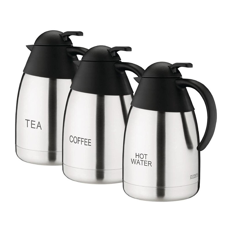 Olympia Vacuum Jug - Domed Lid 250X140mm 15 L Stainless