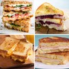 Nostalgia Deluxe Grilled Cheese Sandwich Toaster with Easy-Clean Toasting Baskets
