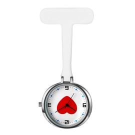 Avaner Nurse Silicone Pocket Watches: Pin-on Brooch Analog Quartz Hanging Lapel Fob Watches