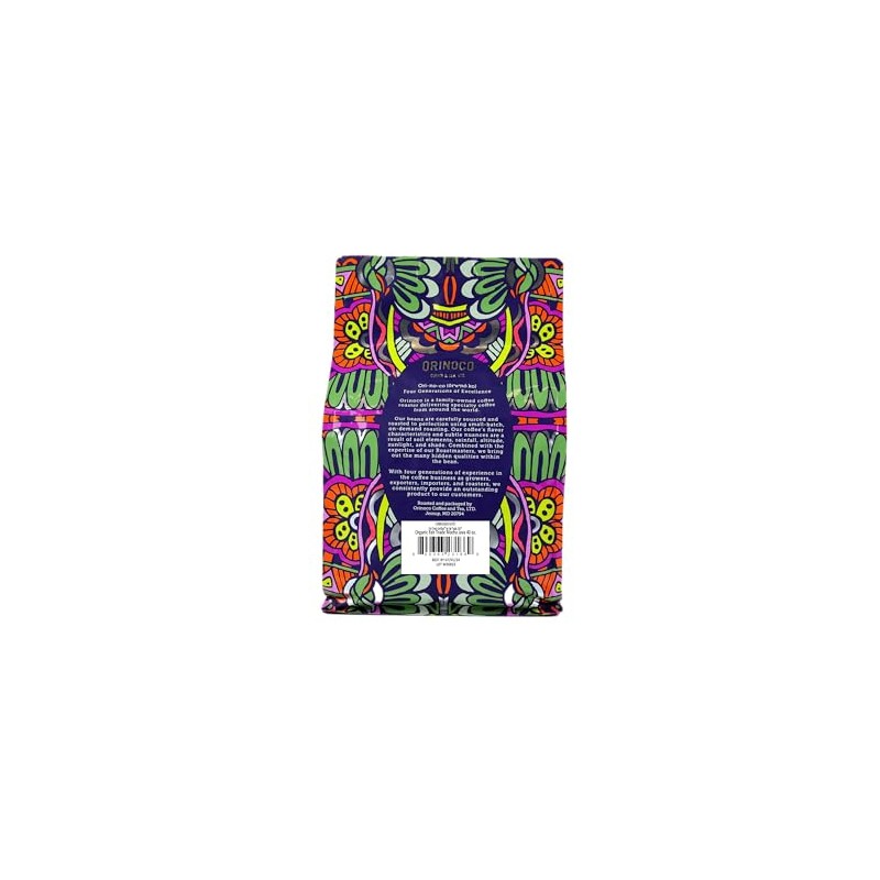 Orinoco Organic Fair Trade Mocha-Java Blend 2.5lb bag, Medium Roast,