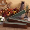 4 Set Rectangle Wooden Planters, 24 x 4 Inch Wood