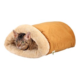 Pet Magasin Self Warming Cat Cave Bed with 4-Way Cat Hideaways