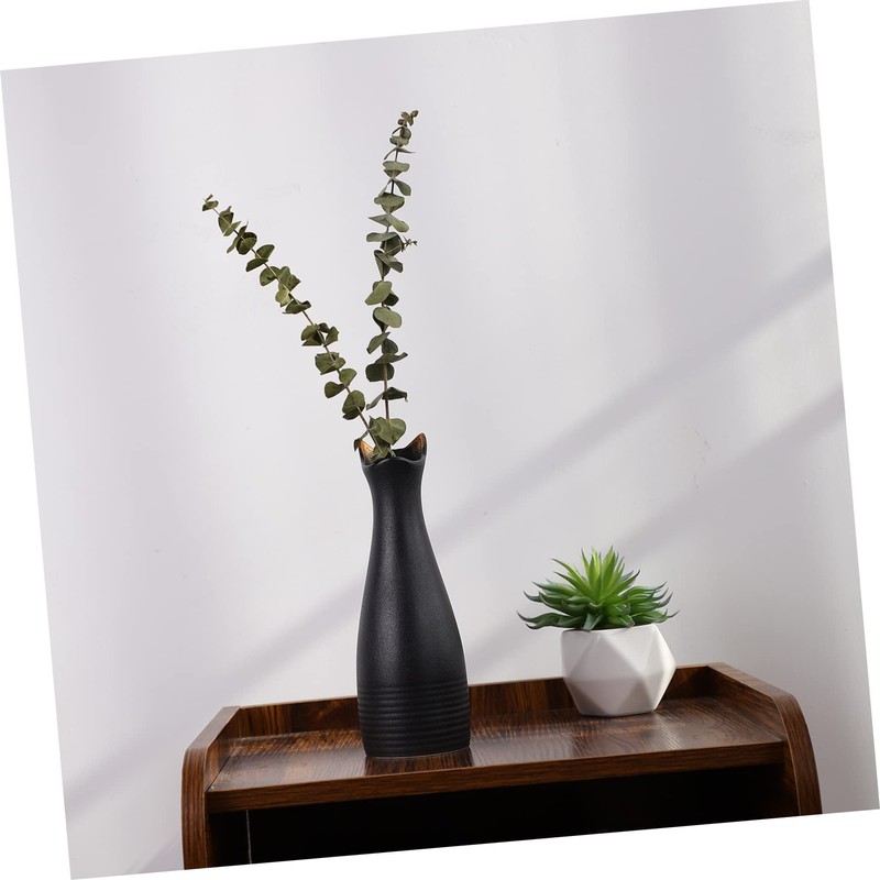 Ipetboom 1Pc Artistic Cat Ear Ceramic Vase Nordic Style Flower
