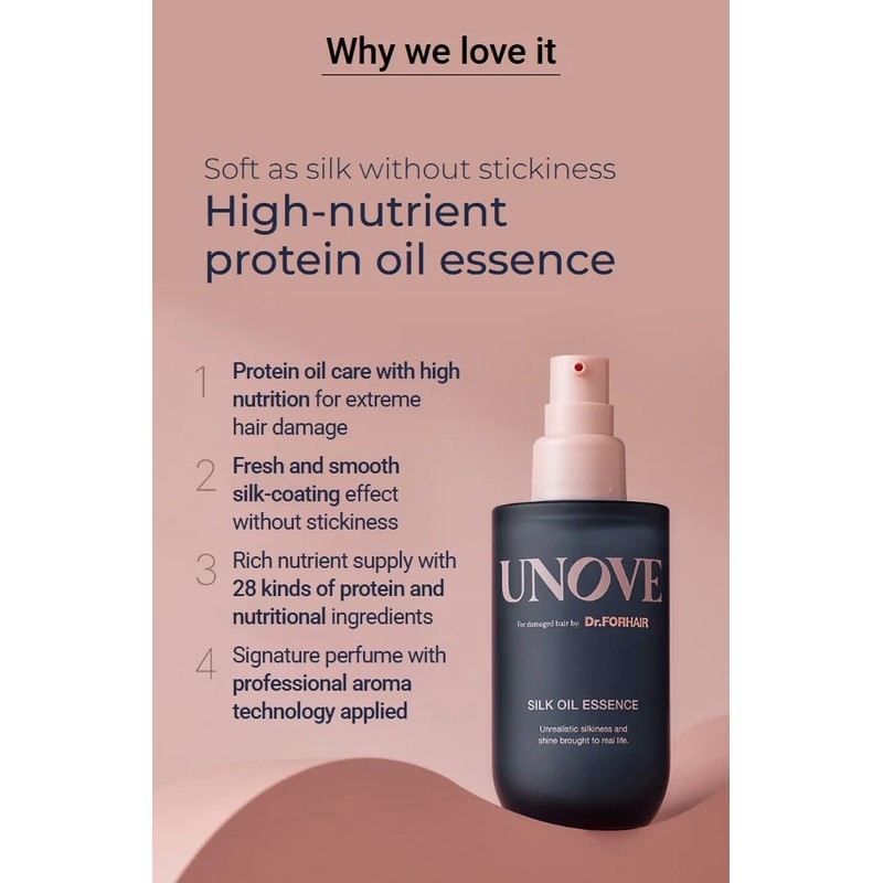 Unove Silk Oil Essence Tender Bloom 70ml