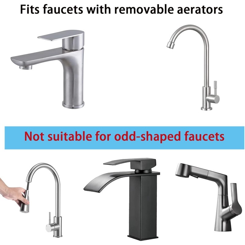 Mtxorvix 2PCS Faucet Adapter, Sink Hose Attachment, Tap Aerator Connector,