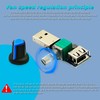 JUTOSU USB Speed Controller, Speed Controller, Power Controller, Speed Regulator,