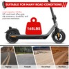 PaoWin 2 PCS 9.5x2.5-6.1 Solid Scooter Tires, 9.5x2.50 Off-Road Tire,