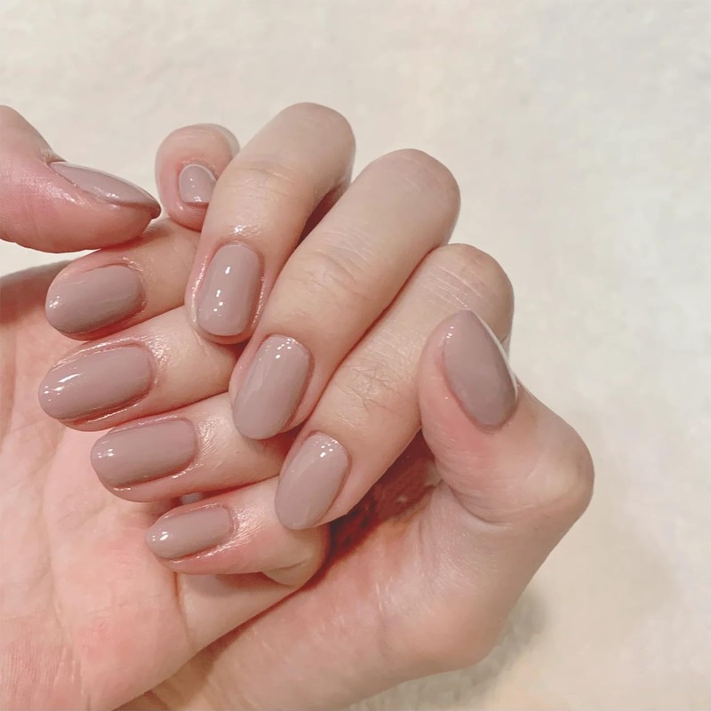 COSMOO Light Brown Nail Polish 12ml Elegant Quick Dry Nude
