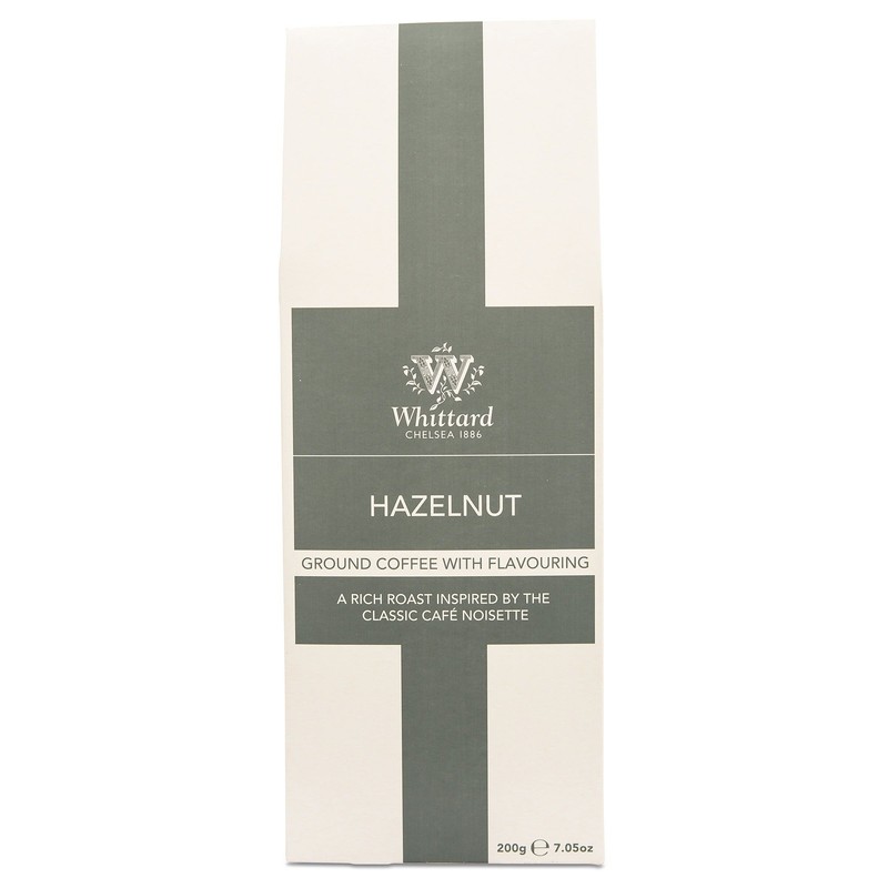 Whittard Hazelnut Flavour Ground Coffee 200g