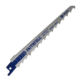 Faithfull SBS617K Sabre Saw Blades - Wood (Pack of 5)