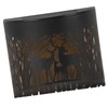 Outdoor Wall Light Solar Powered Wall Mounted Plastic and Iron