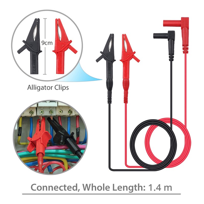 Neoteck 8 Pieces Multimeter Test Lead Kit Professional Electronic Test