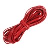 QUARKZMAN Flat Leather Cord 5.5 Yard 5mm Leather Strip for