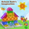 42 Pcs Mini Magnetic Tiles Building Blocks Toys