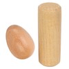 2PCS Wood Egg Shaker Natural Safe Musical Hand Percussion Instrument