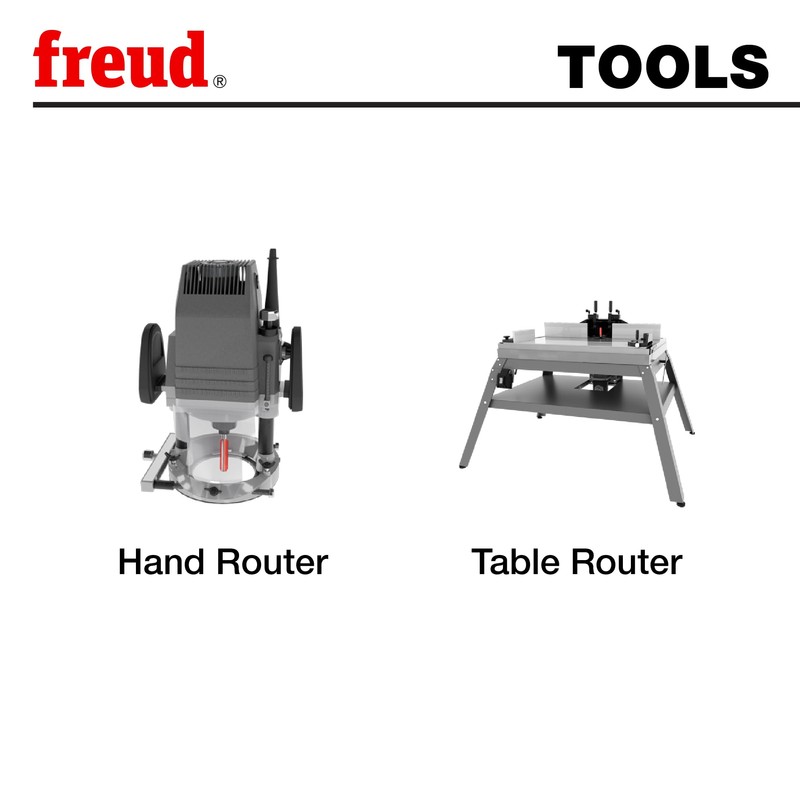 Freud 32-526: flush, 1/8",1/4",5/16",3/8",7/16",1/2" Depth Rabbeting Bit with Bearings