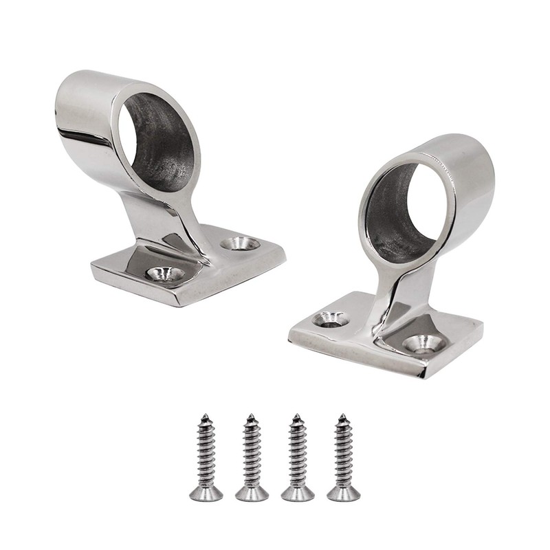 SHENGHUISS 2 Pcs 7/8 inch (22.8mm) Boat Hand Rail Fitting