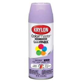 Krylon K05151302 K05151307 ColorMaster Paint + Primer, Gloss, Gum Drop, 12 oz.