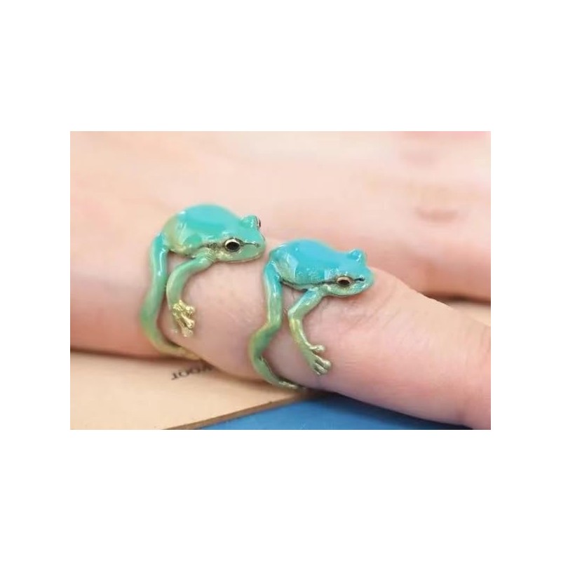 Hilufiet Latest-Tree Frog Ring, Adjustable Tree Frog Ring, Creative Frog