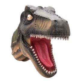 Wowser T-Rex Head Wall Mount, Wall Mounted Dinosaur Head, Prehistoric Home & Office Decor, 17.25 Inches