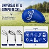 Office Themed Golf Iron Head Covers Set of 10, Leather