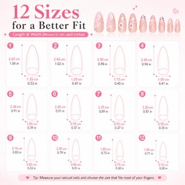 24Pcs Halloween Nails, Ghost Short Halloween False Press on Nails with Glue