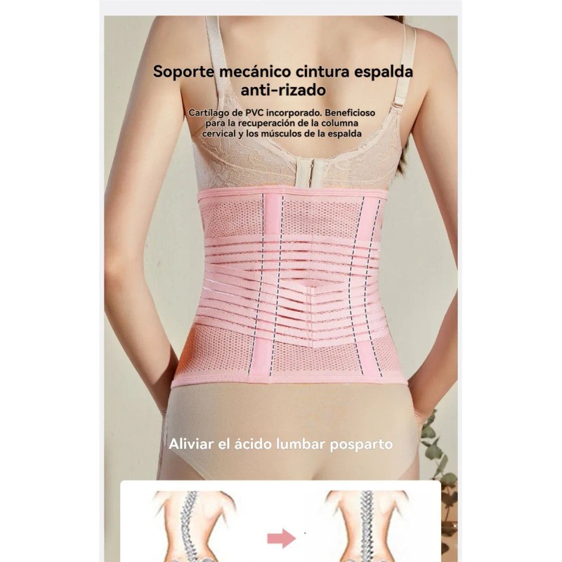Faja Postparto Cinturón Cintura/pelvis Cesárea 2 En 1