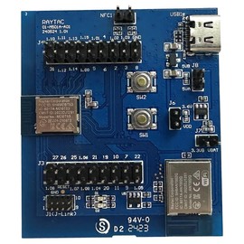 Nordic nRF7002 & nRF5340 WiFi+ Bluetooth Module Dev Kit Demo Board by Raytac AN7002Q+MDBT53 PCB Antenna