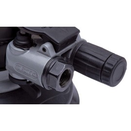 Rockwood 6 in. Air Random Orbital Palm Sander Dual Action Pneumatic Hand Sanding Round