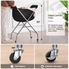 ELYKEN Laundry Cart with Wheels, 33”H Easy Rolling Laundry Hamper