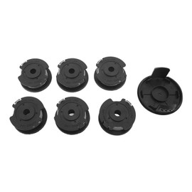 Trimmer Spool Line Nylon Line String Trimmer Replacement Mower Accessories Include 6 Spools 1 Cap for F016800569 Electric String Trimmers