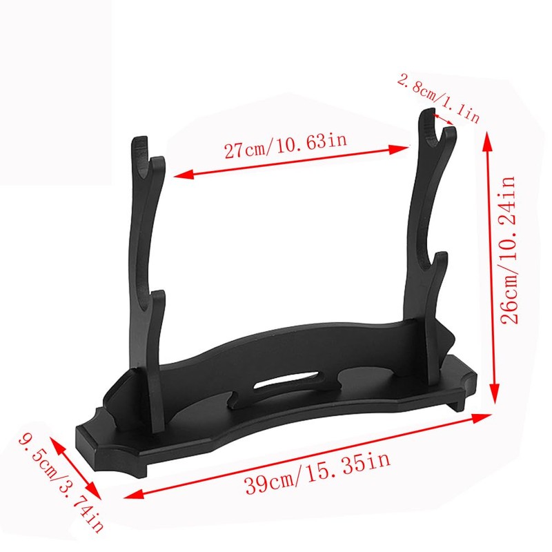 Double-Layer Erhu Display Stand, Desktop Musical Instrument Holder, Easy Assembly,