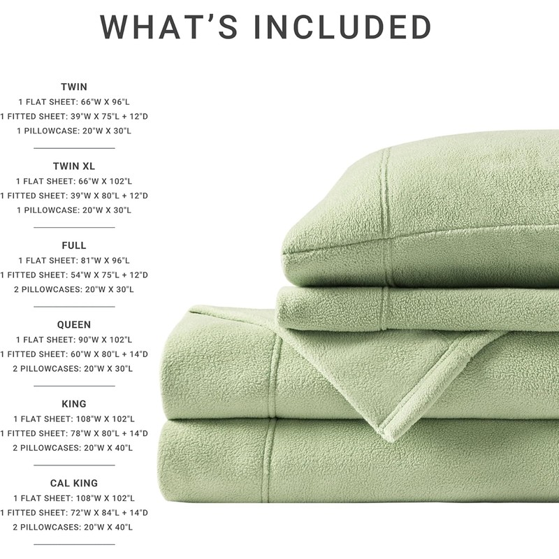 True North by Sleep Philosophy Micro Fleece Bed Sheet Set,