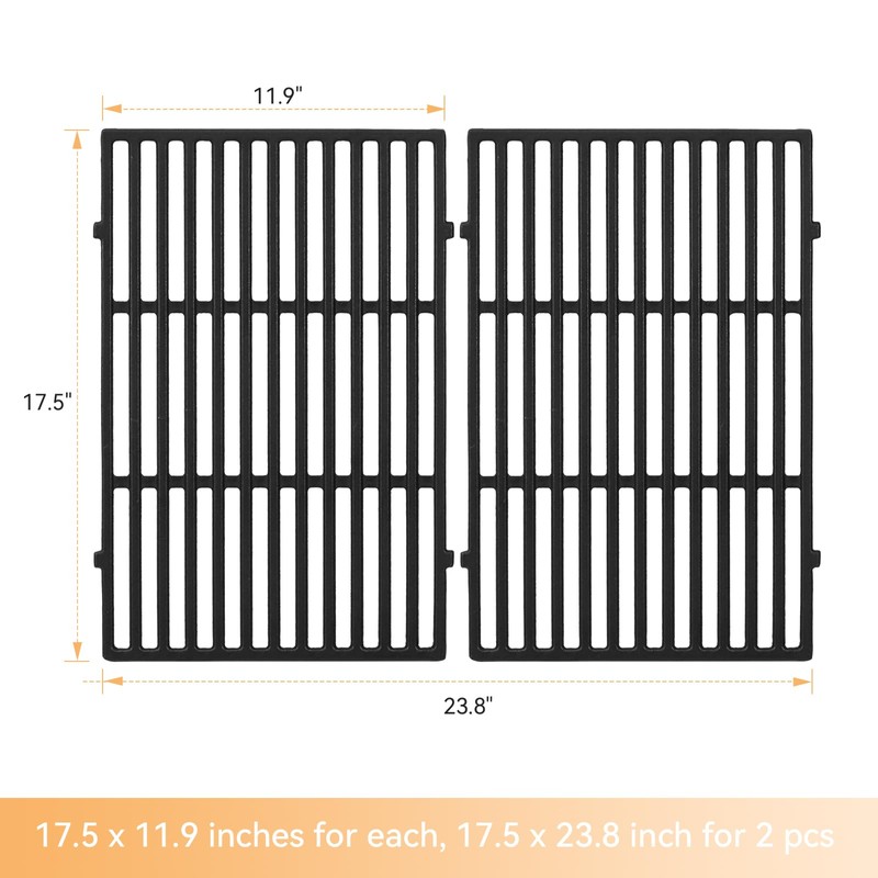 E310 17.5" 7638 7639 Grill Grates for Weber Spirit I