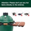 JUMUZHE Side Shelves for Big Green Egg Charcoal Grill Table
