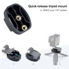 YALLSAME Quick Release Tripod Adapter + Tripod Mount + Cold