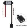 AITRIP 3Pack 12V DC to 5V 3A USB Female Converter