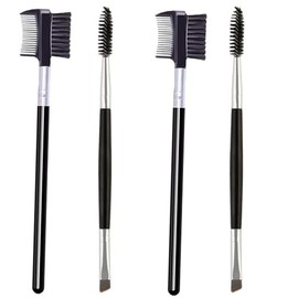4 Pcs Eyebrow Brush Eyelash Comb Spoolie Brushes Eyelash Brush Brow Brush