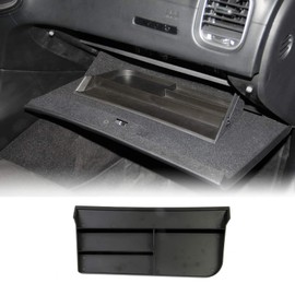 crosselec Glove box Insert ABS Organize storage tray fit for Dodge Charger 2011+ Challenger 2015+