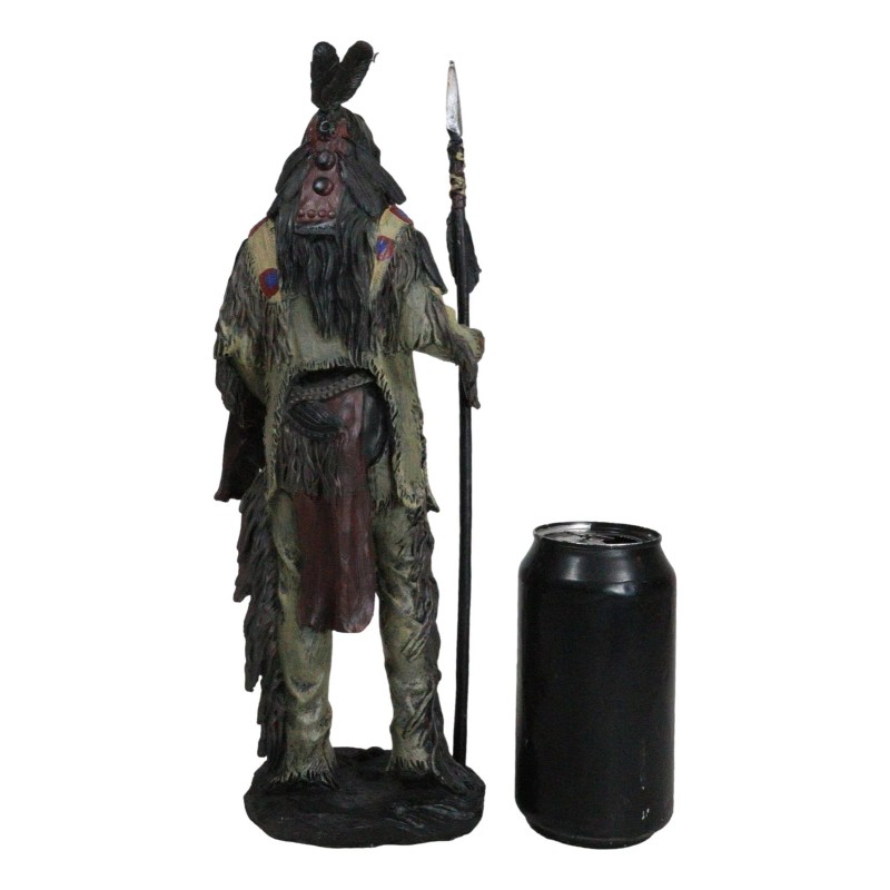 Koitsenko Indian Tribal Hunter Warrior Chief Holding Spear And Shield