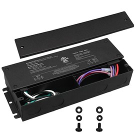 LEDXLIRBH 100W 24V Dimmable LED Driver, Triac/ELV/MLV/0-10V PWM Dimming, Flicker-Free and Constant Voltage for LED Strips, Compatible with Dimmers, Waterproof IP67 & UL FCC Class 2